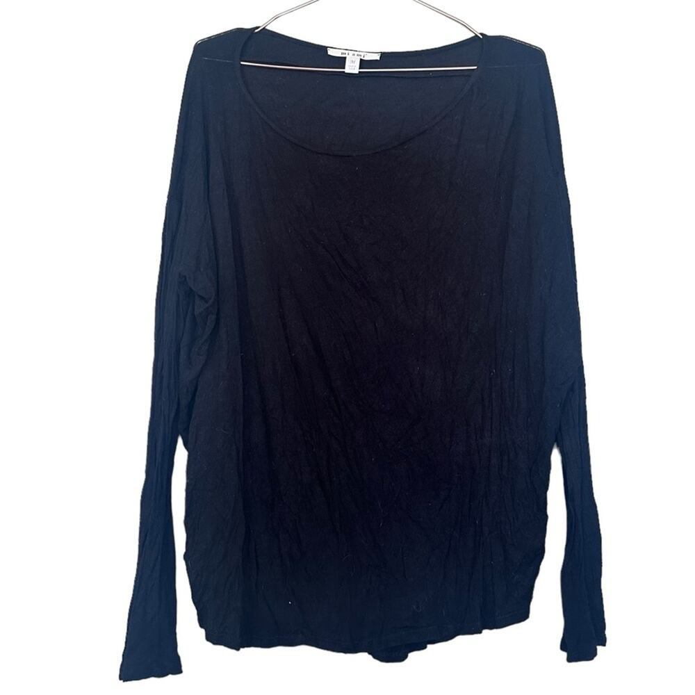 Miami black long sleeve top size medium